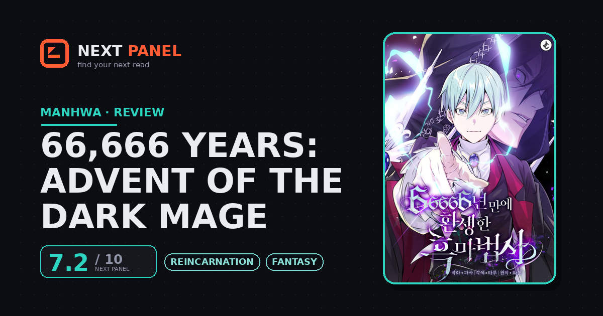 66,666 Years: Advent of the Dark Mage cover - Next Panel review