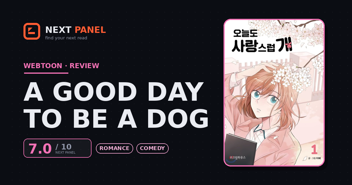 A Good Day to Be a Dog cover - Next Panel review
