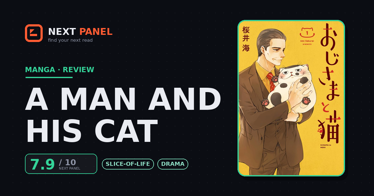 A Man and His Cat cover - Next Panel review