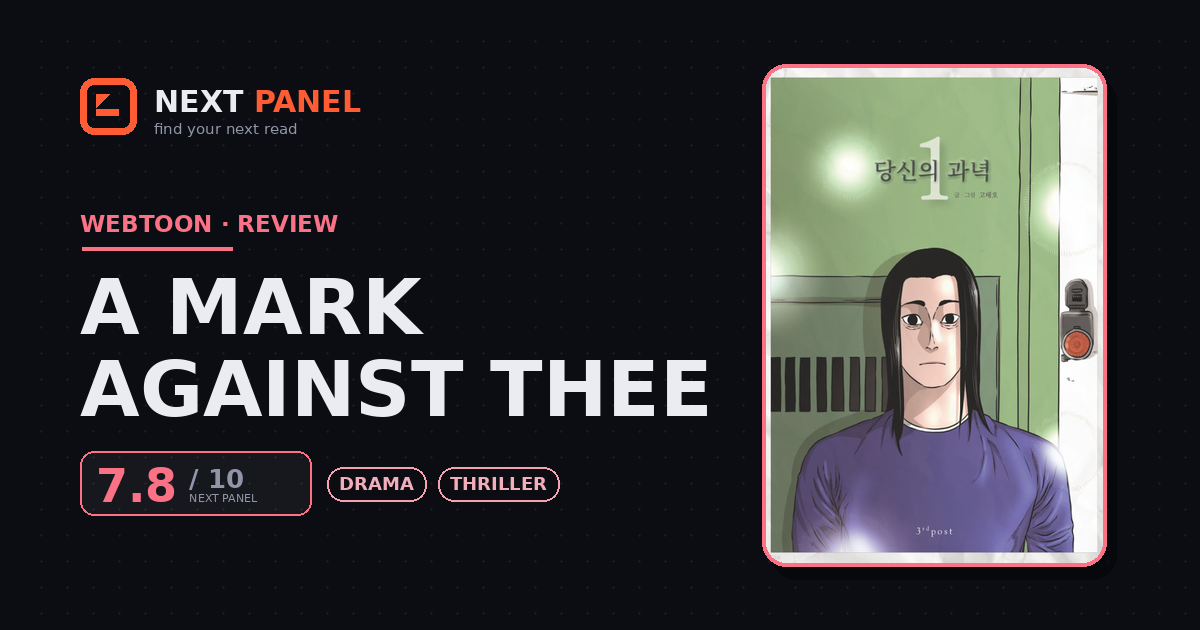 A Mark Against Thee cover - Next Panel review