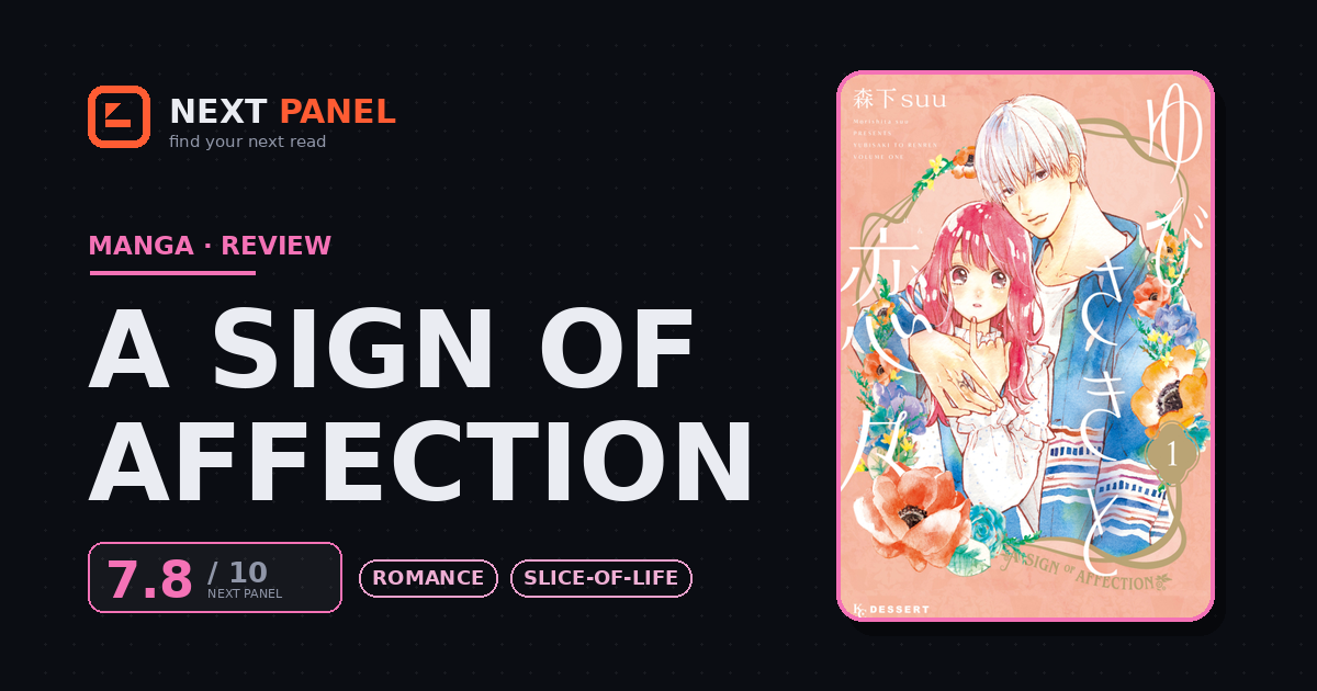 A Sign of Affection cover - Next Panel review
