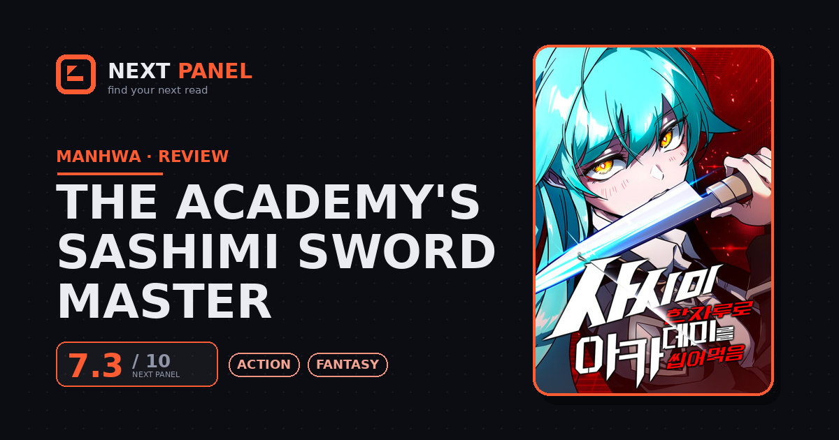The Academy's Sashimi Sword Master cover - Next Panel review