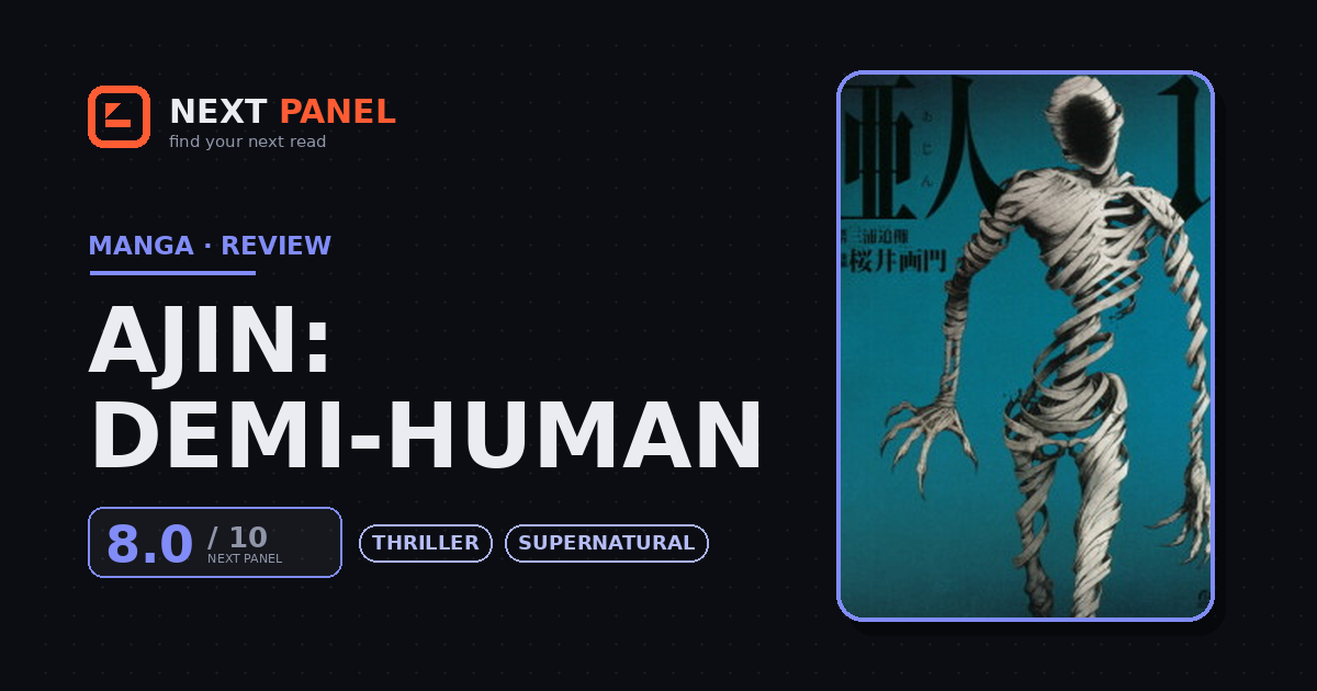 Ajin: Demi-Human cover - Next Panel review