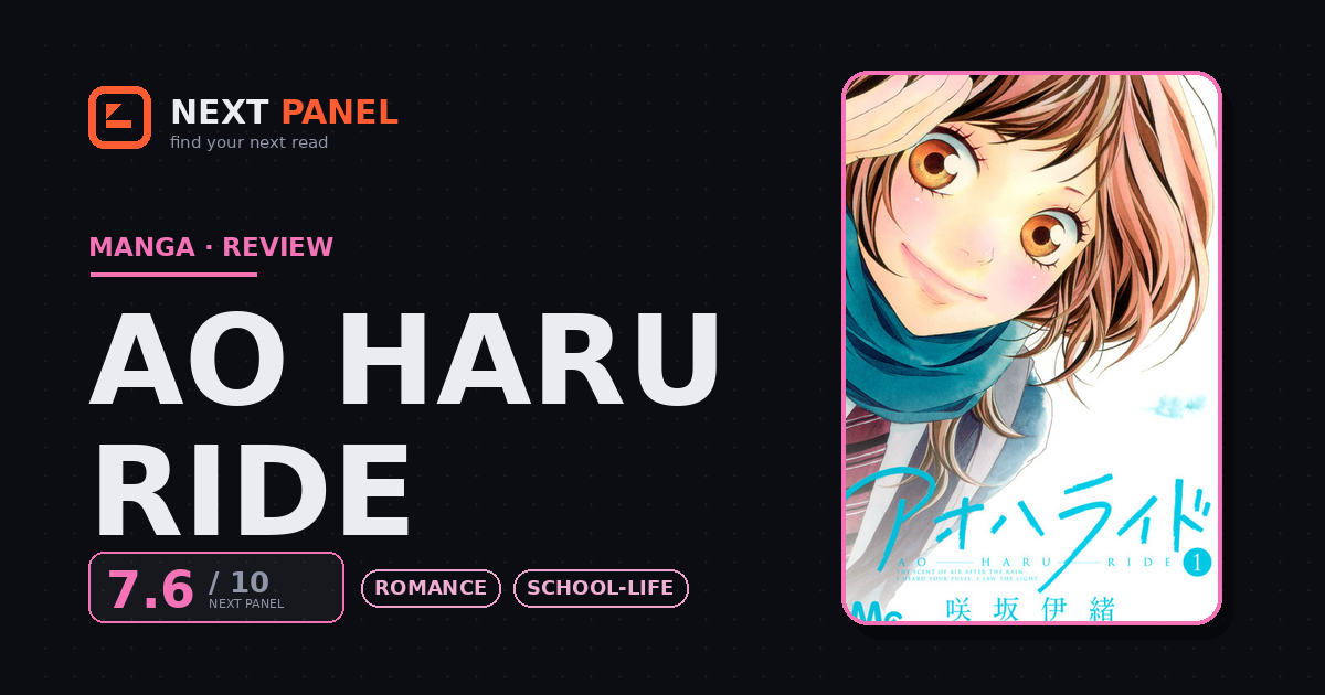 Ao Haru Ride cover - Next Panel review