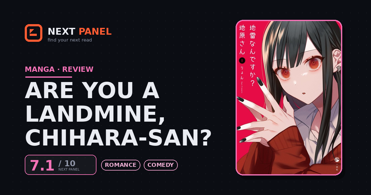 Are You a Landmine, Chihara-san? cover - Next Panel review