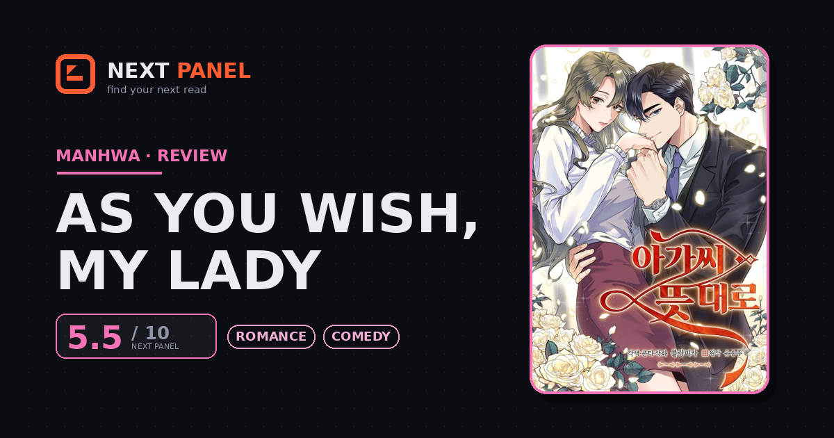 As You Wish, My Lady cover - Next Panel review