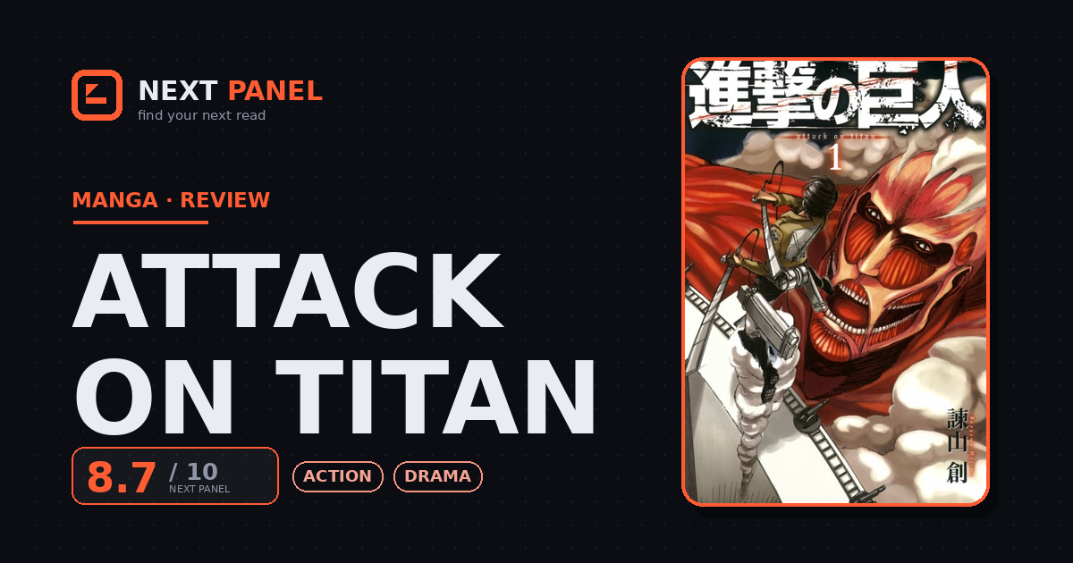 Attack on Titan official cover — Next Panel review