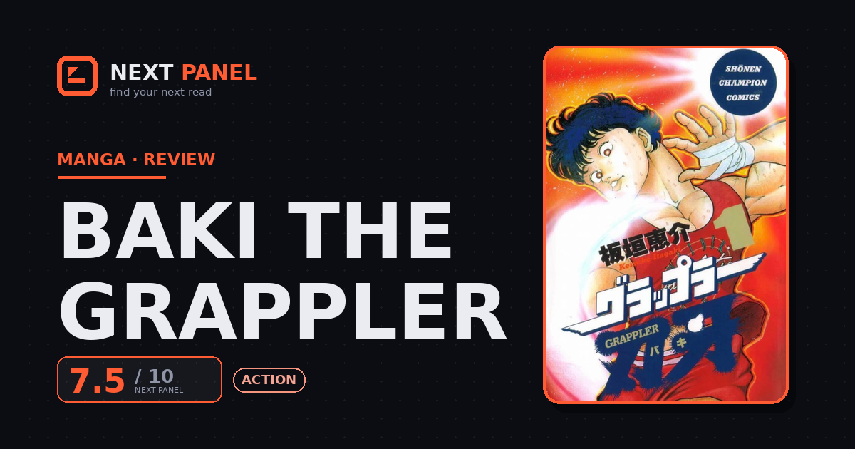 Baki the Grappler cover - Next Panel review