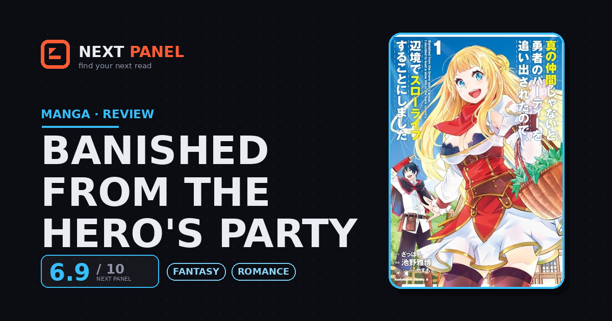 Banished from the Hero's Party cover - Next Panel review