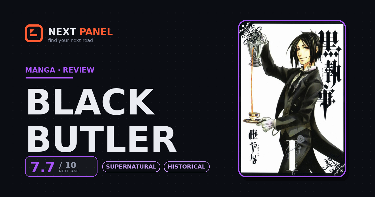 Black Butler cover - Next Panel review
