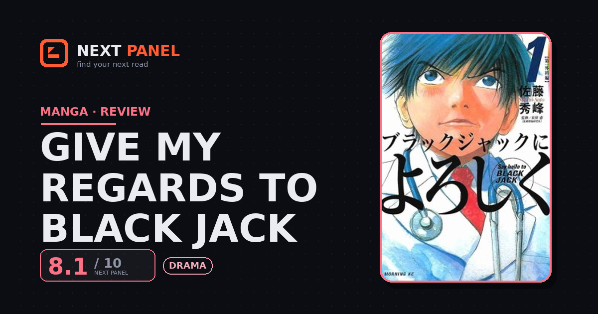 Give My Regards to Black Jack cover - Next Panel review