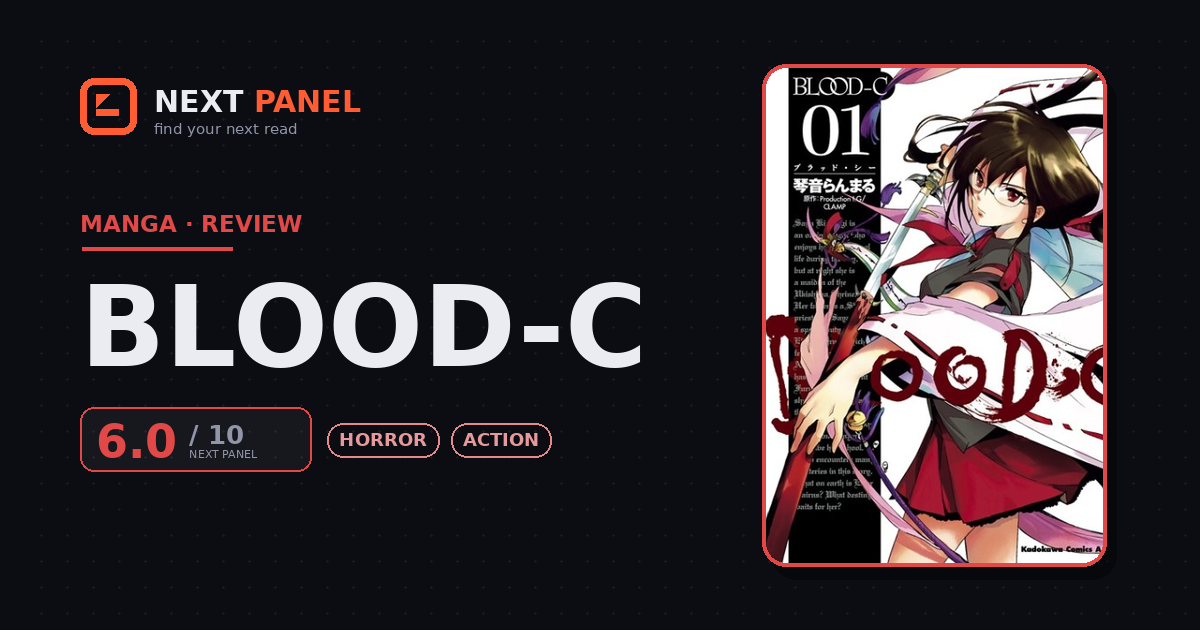 Blood-C cover - Next Panel review