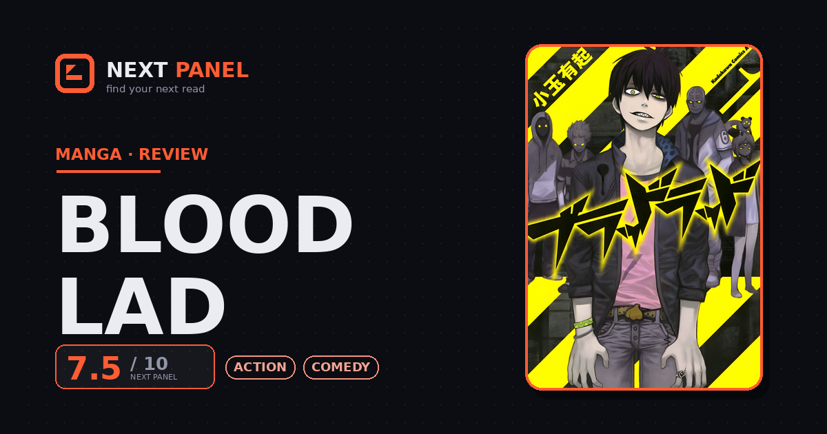 Blood Lad cover - Next Panel review