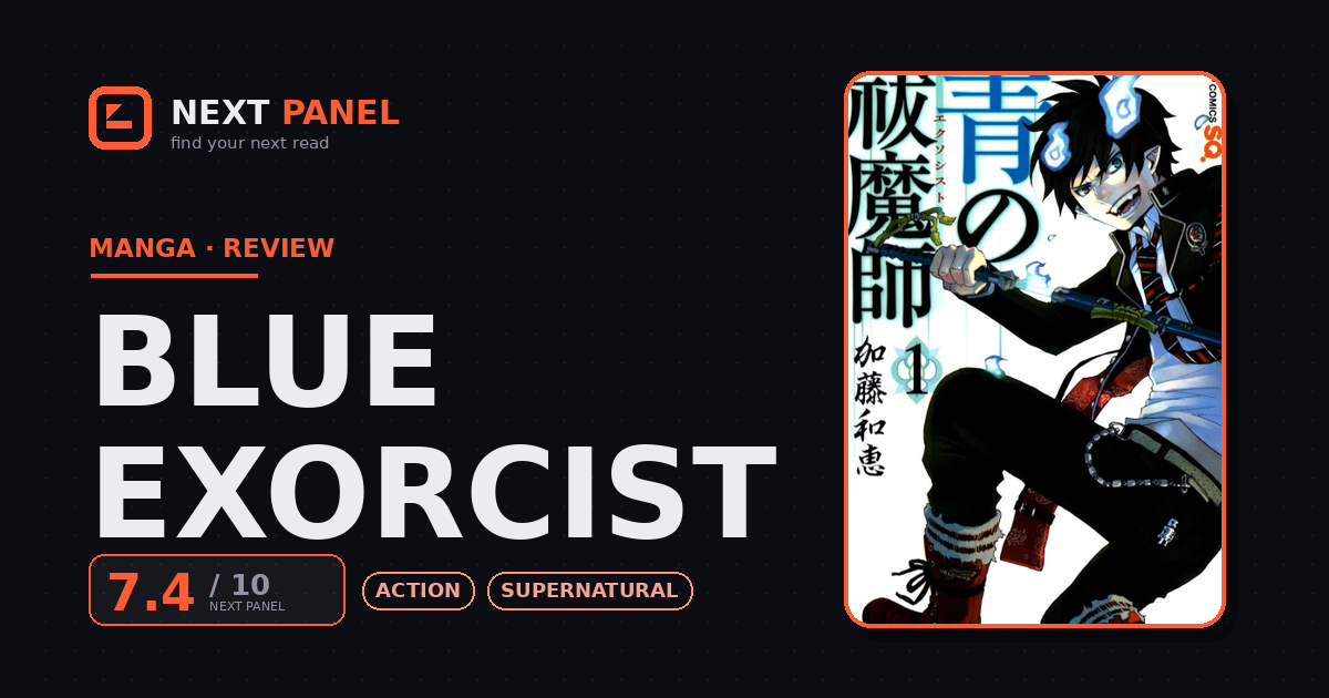 Blue Exorcist cover - Next Panel review