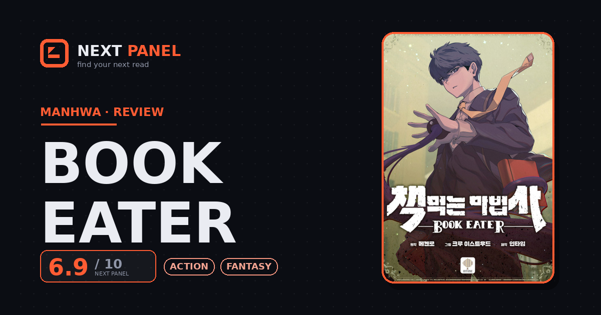 Book Eater cover - Next Panel review