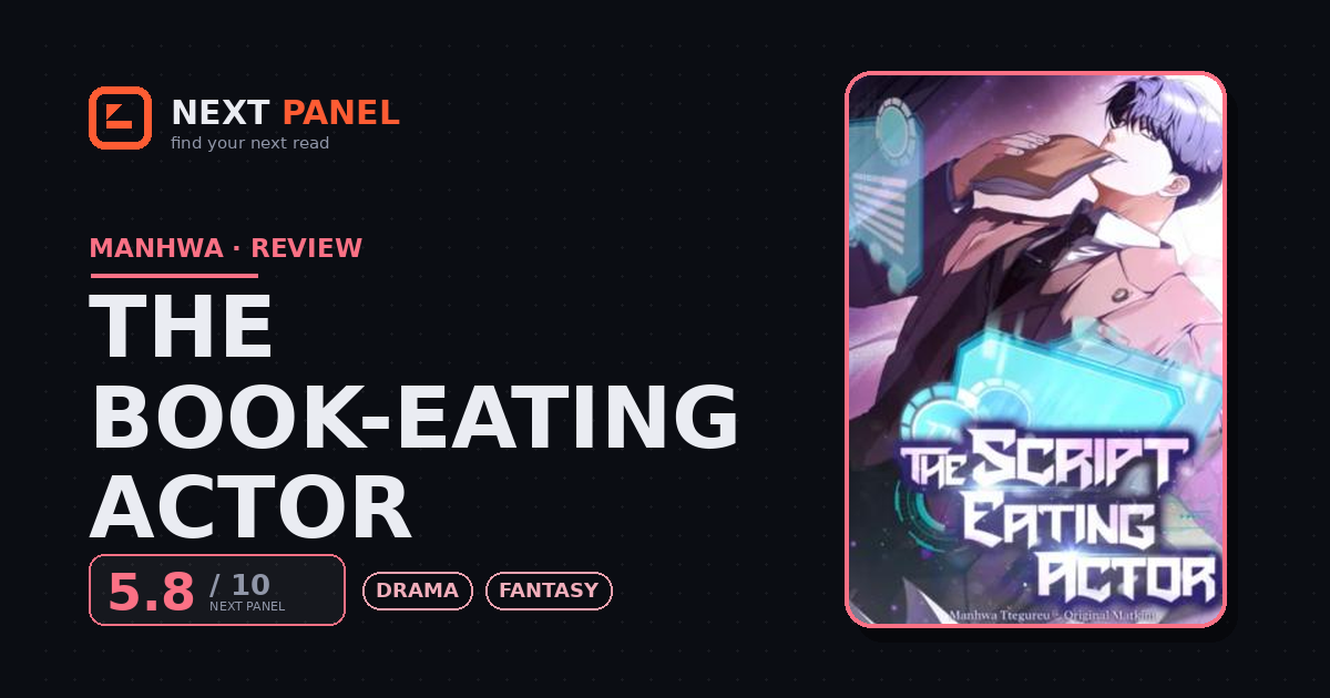 The Book-Eating Actor cover - Next Panel review