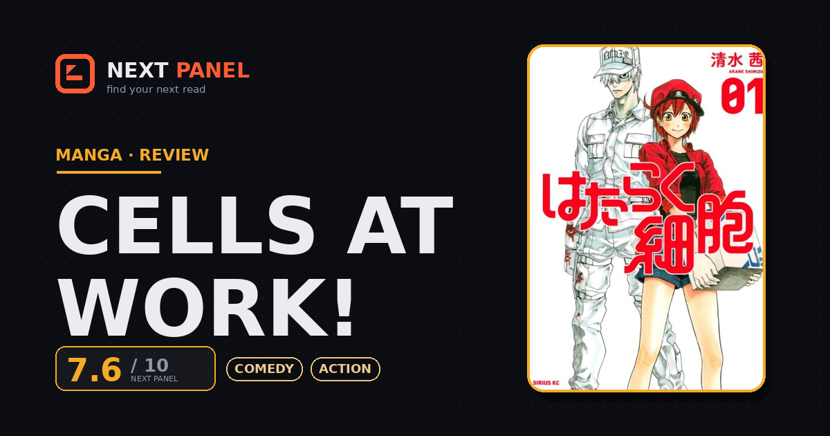 Cells at Work! cover - Next Panel review