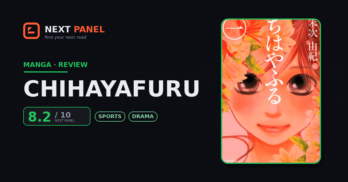 Chihayafuru cover - Next Panel review