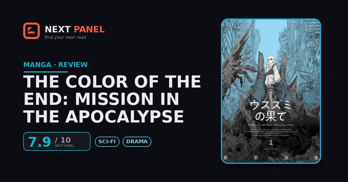The Color of the End: Mission in the Apocalypse cover - Next Panel review