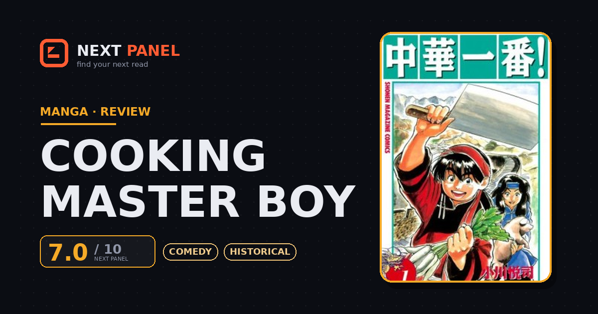 Cooking Master Boy cover - Next Panel review
