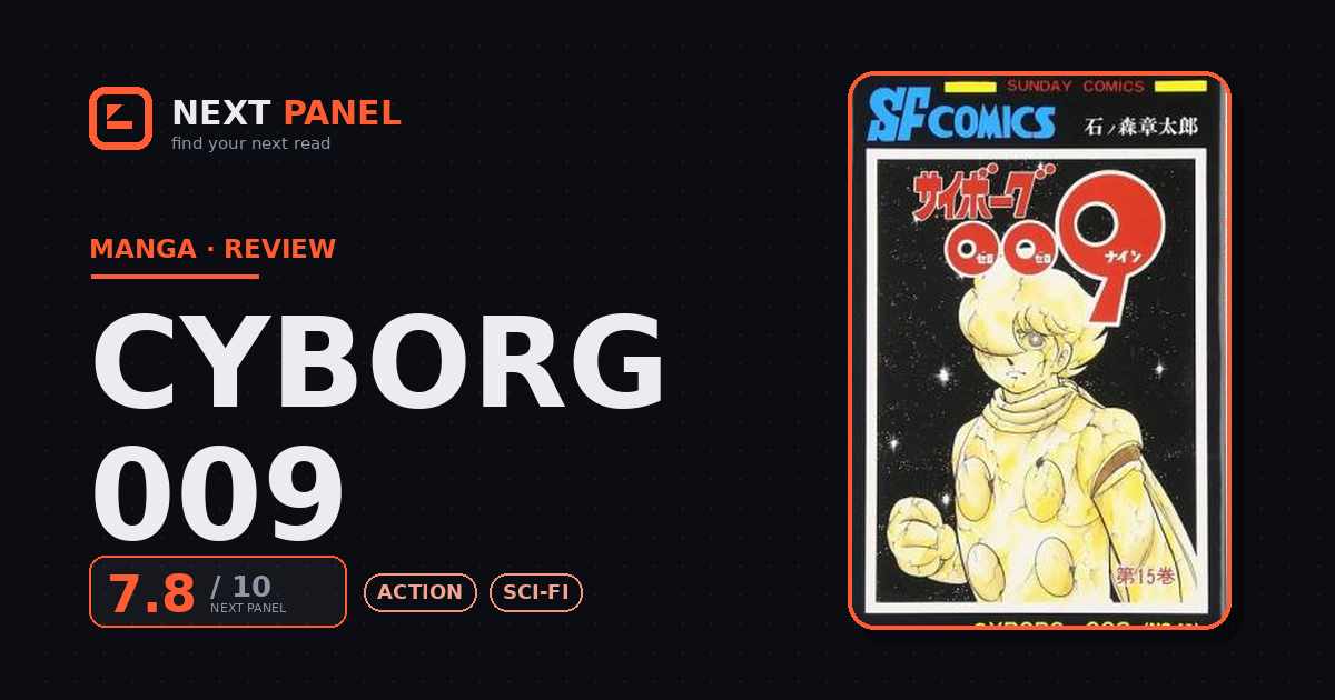 Cyborg 009 cover - Next Panel review