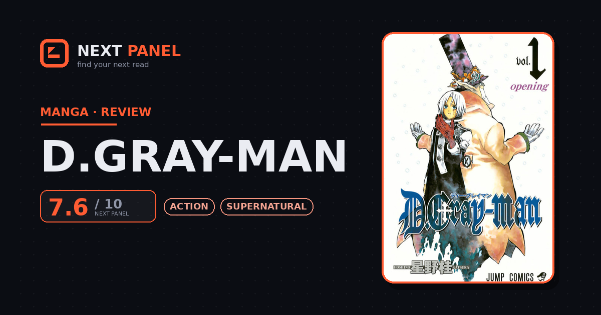 D.Gray-man cover - Next Panel review