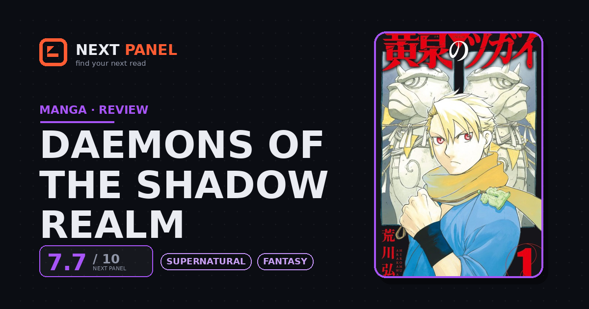 Daemons of the Shadow Realm cover - Next Panel review