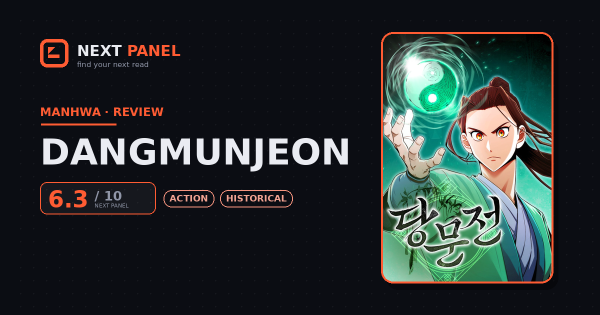 Dangmunjeon cover - Next Panel review