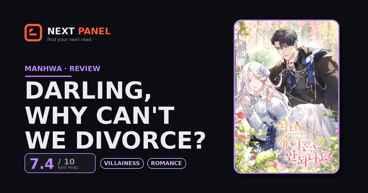 Darling, Why Can't We Divorce? cover - Next Panel review