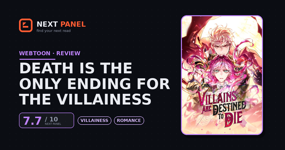 Death Is the Only Ending for the Villainess cover - Next Panel review