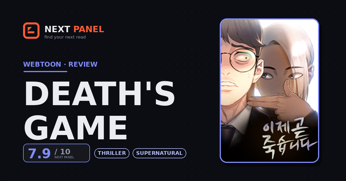 Death's Game cover - Next Panel review