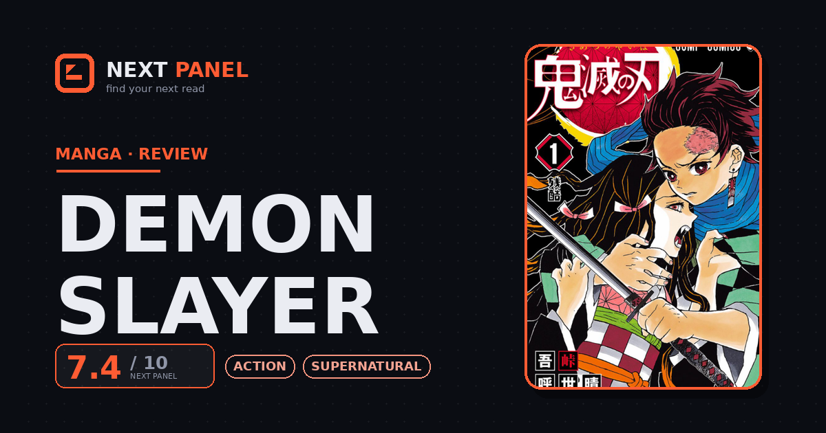 Demon Slayer official cover — Next Panel review