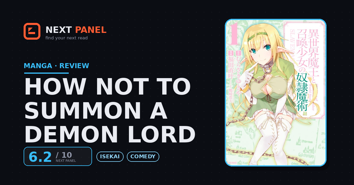 How NOT to Summon a Demon Lord cover - Next Panel review