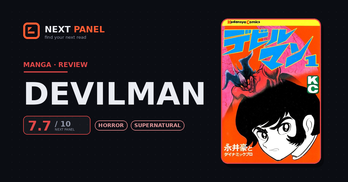 Devilman cover - Next Panel review