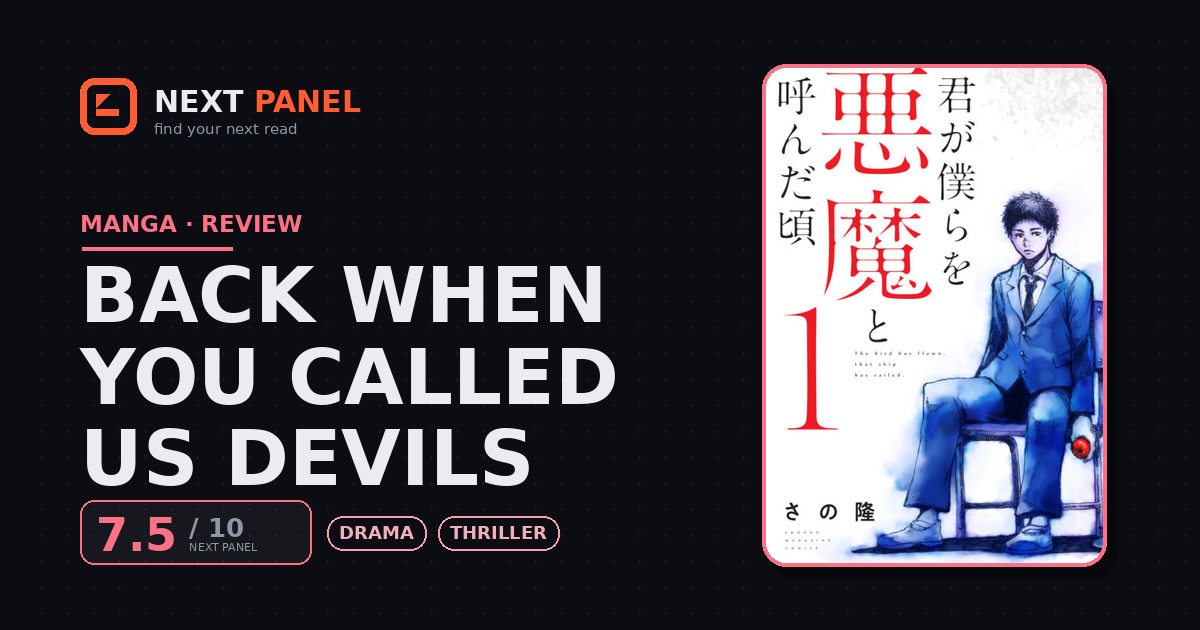 Back When You Called Us Devils cover - Next Panel review