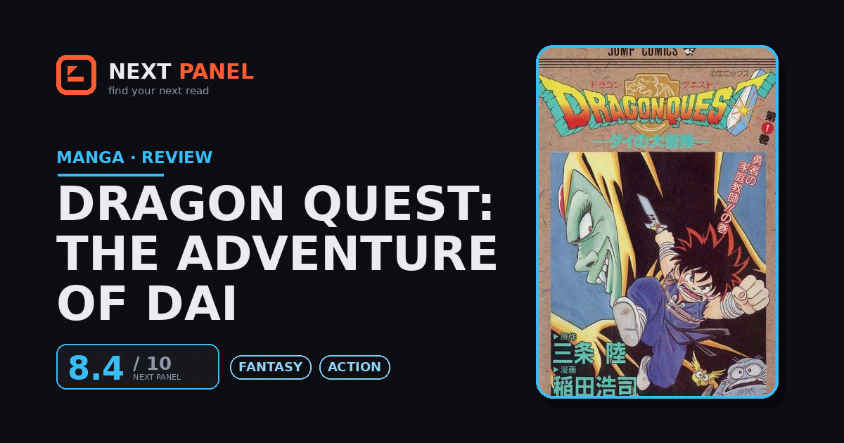Dragon Quest: The Adventure of Dai cover - Next Panel review