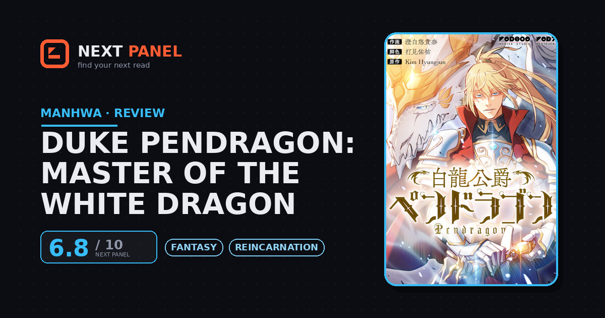Duke Pendragon: Master of the White Dragon cover - Next Panel review