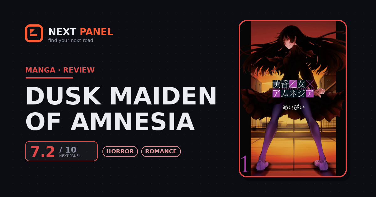 Dusk Maiden of Amnesia cover - Next Panel review