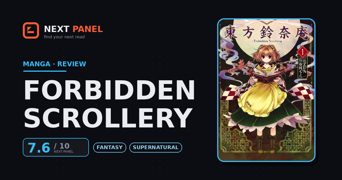 Forbidden Scrollery cover - Next Panel review
