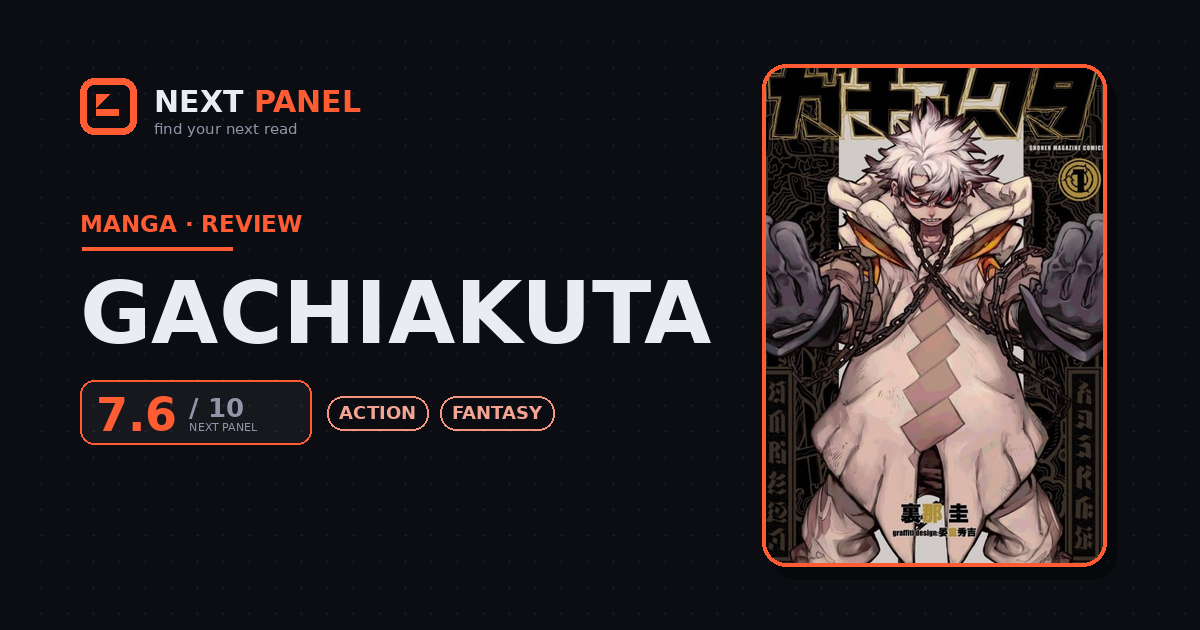 Gachiakuta cover - Next Panel review