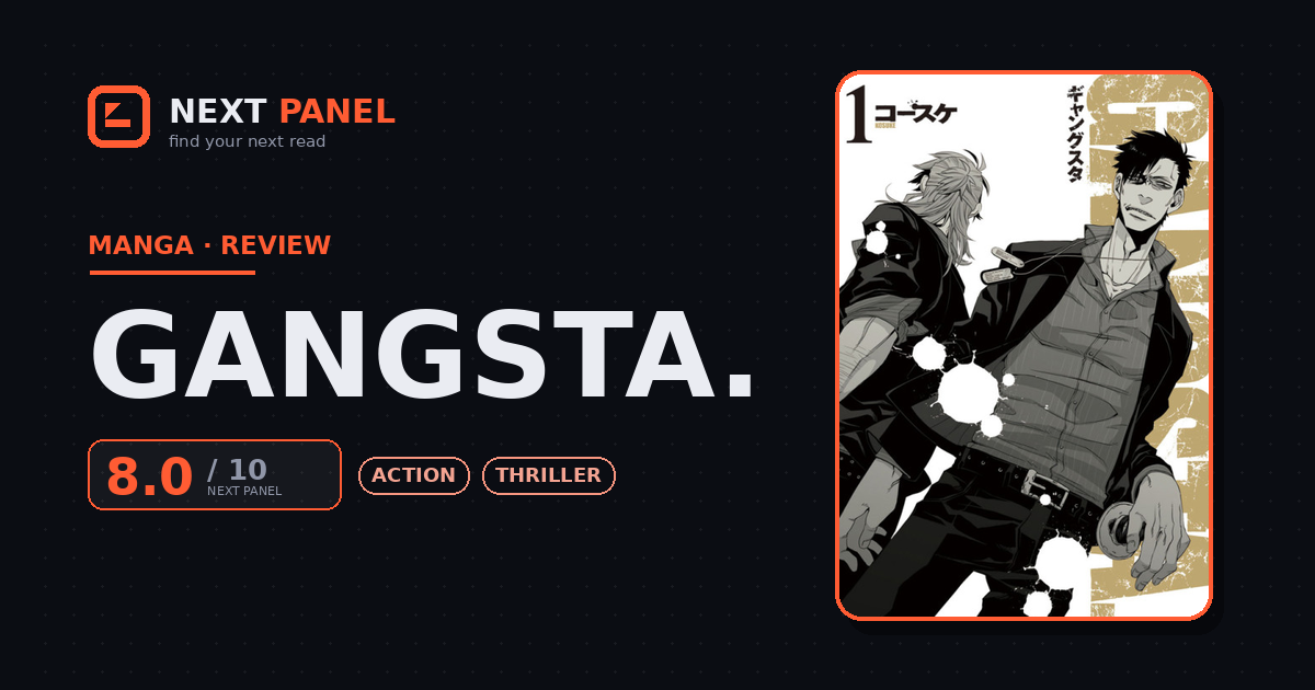 Gangsta. cover - Next Panel review