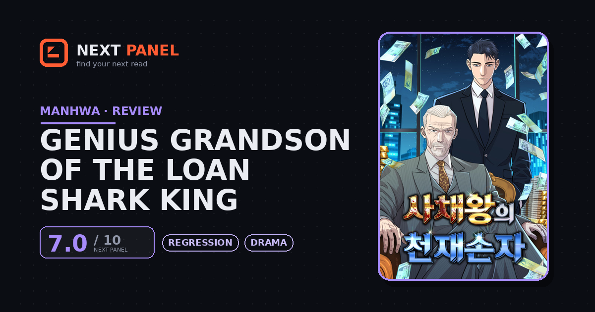 Genius Grandson of the Loan Shark King cover - Next Panel review