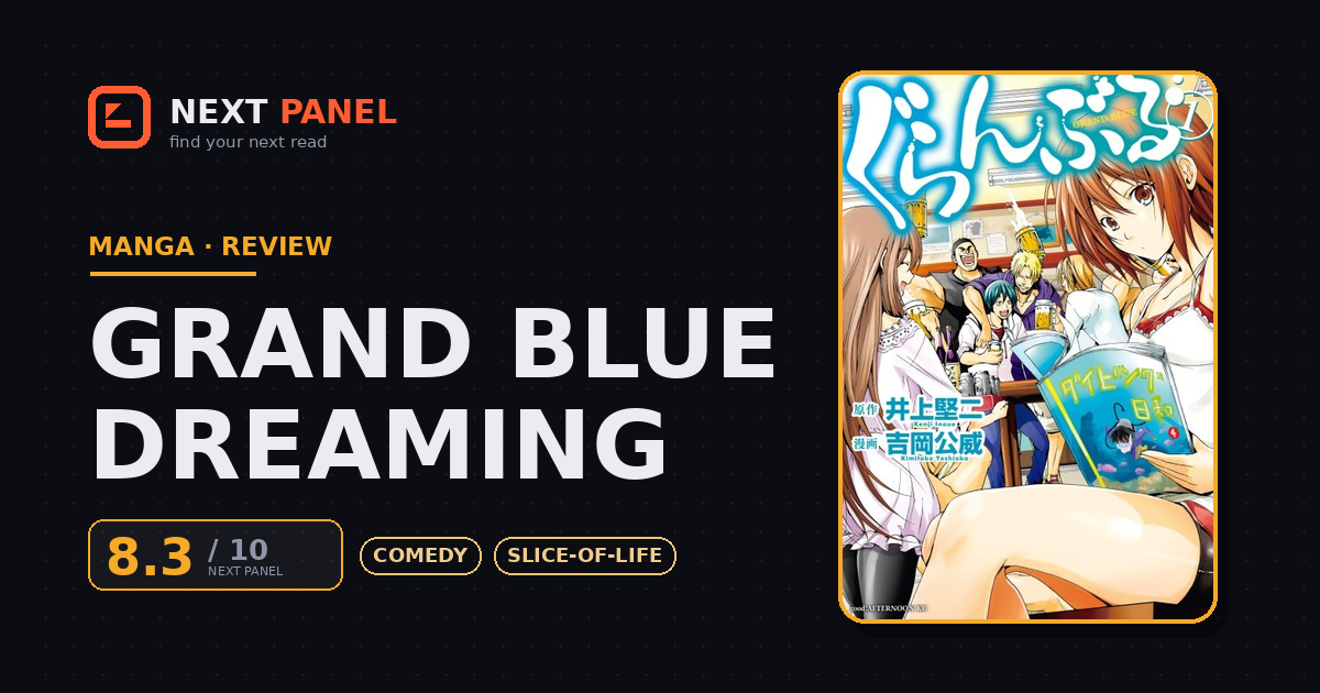 Grand Blue Dreaming cover - Next Panel review