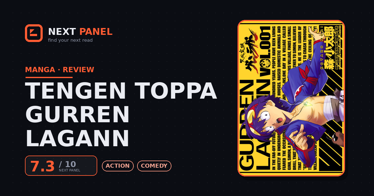 Tengen Toppa Gurren Lagann cover - Next Panel review
