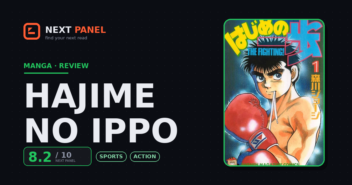 Hajime no Ippo cover - Next Panel review