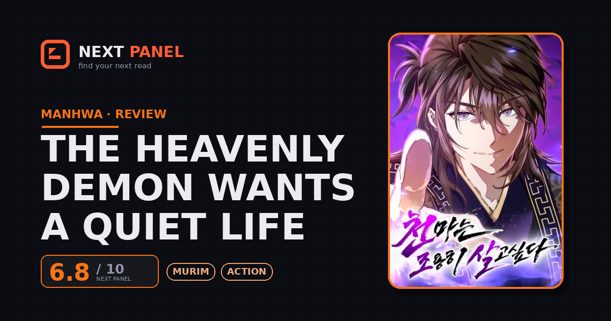 The Heavenly Demon Wants a Quiet Life cover - Next Panel review
