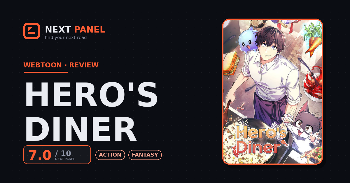 Hero's Diner cover - Next Panel review