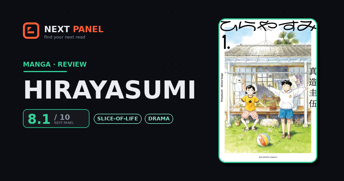 Hirayasumi cover - Next Panel review