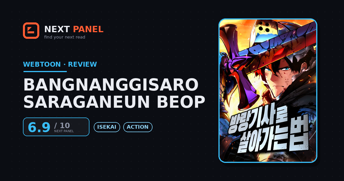 Bangnanggisaro Saraganeun Beop cover - Next Panel review