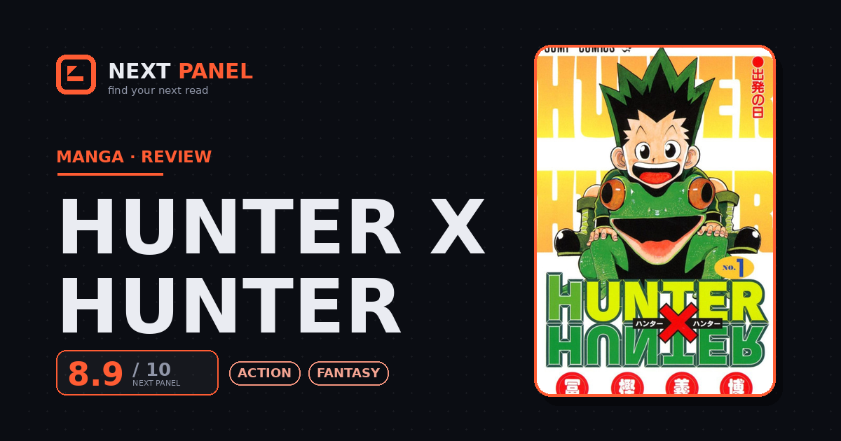 Hunter x Hunter official cover — Next Panel review